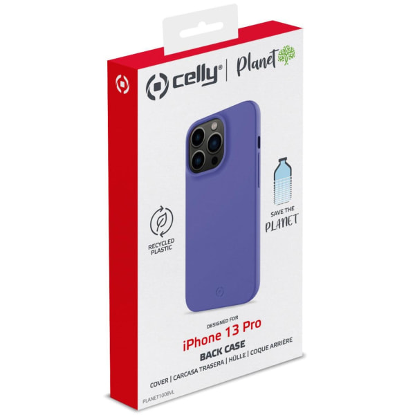 Celly Planet Soft TPU-Cover GRS iPhone 13 Pro Viol Lila