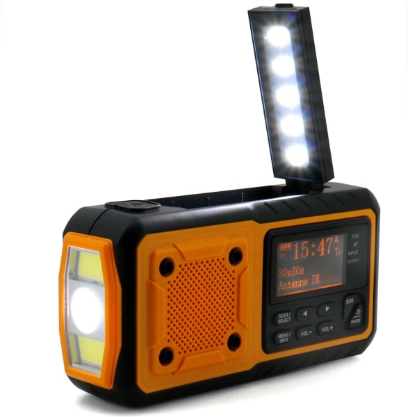 Soundmaster Digital vev-radio. LED-lampa,