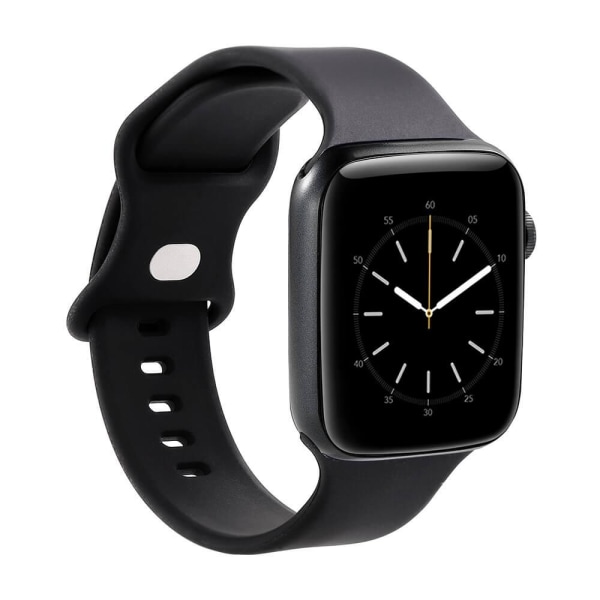 GEAR Klockarmband Silikon Apple Watch 42/44/45mm Svart