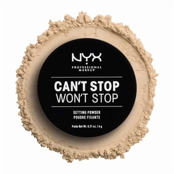 NYX PROF. MAKEUP Cant Stop Wont Stop Setting Powder - Light/Medi