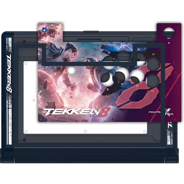 HORI Fighting Stick Alpha – Tekken 8 -peliohjain, PS4 / PS5 / PC