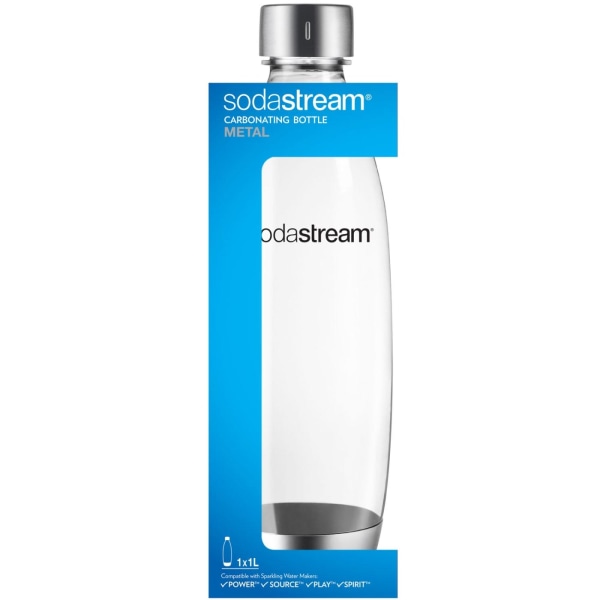 SodaStream 1x1L Fuse metal flaska