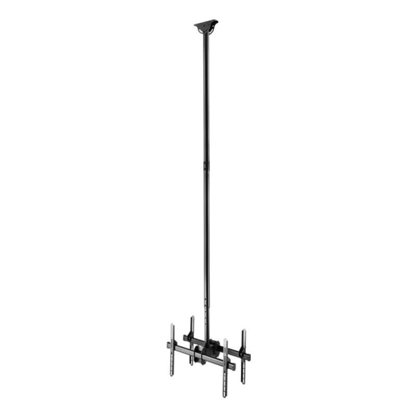 DELTACO Office Telescopic Double TV Ceiling,2500mm-3000mm,45kg,37"-70