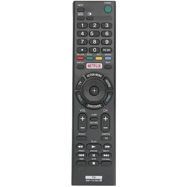 Universal Fjärrkontroll till SONY Smart TV RMT-TX100U