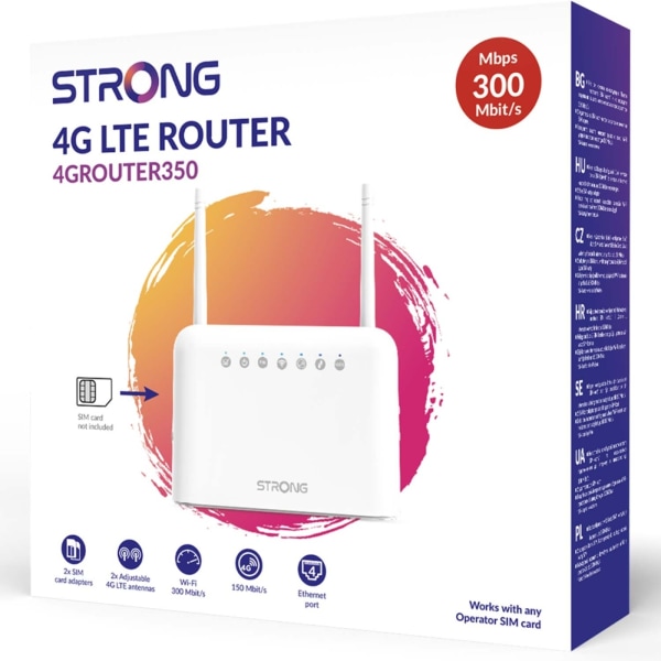 Strong 4G-router WiFi 300Mbit/s