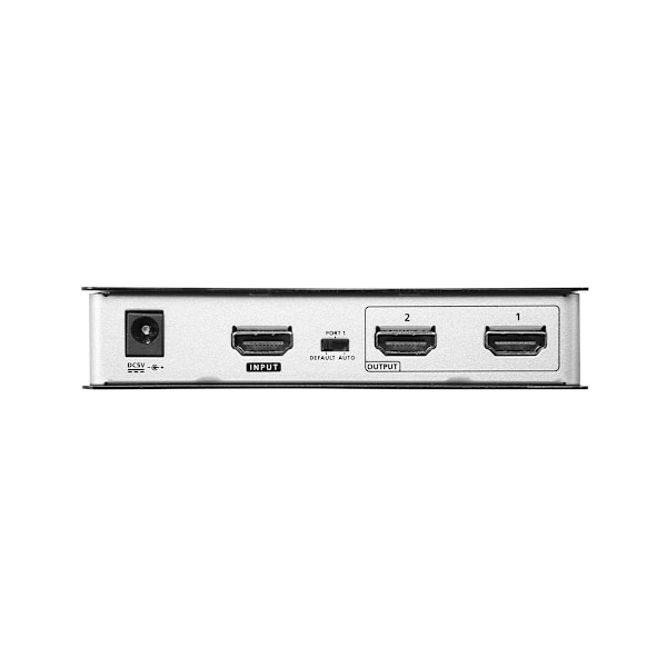 aten 2-Väylä True 4K HDMI Jaotin Musta