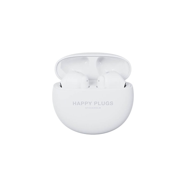 Happy Plugs Hörlur Joy Lite In-Ear TWS Vit Vit