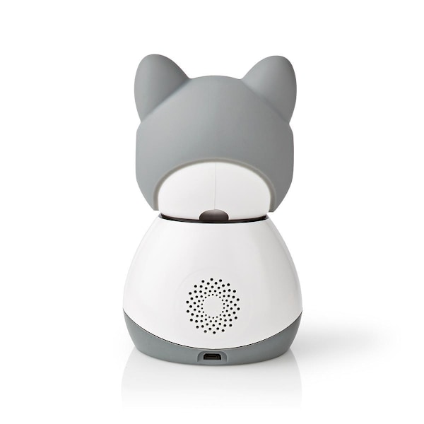 Nedis SmartLife Inomhus Kamera | Wi-Fi | Full HD 1080p | Panorera lutning | microSD (ingår inte) / Molnlagring (tillval) | Med rörelsesensor | Nattsik