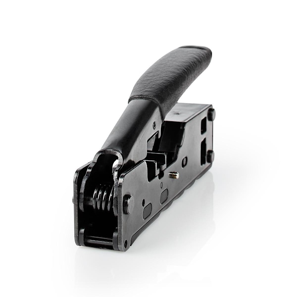 Nedis Crimp Tang | CAT5 / CAT5e / CAT6 / CAT6a / CAT7 / RJ12 / RJ45 | Klipper / Plier | ABS / Stål | Sort