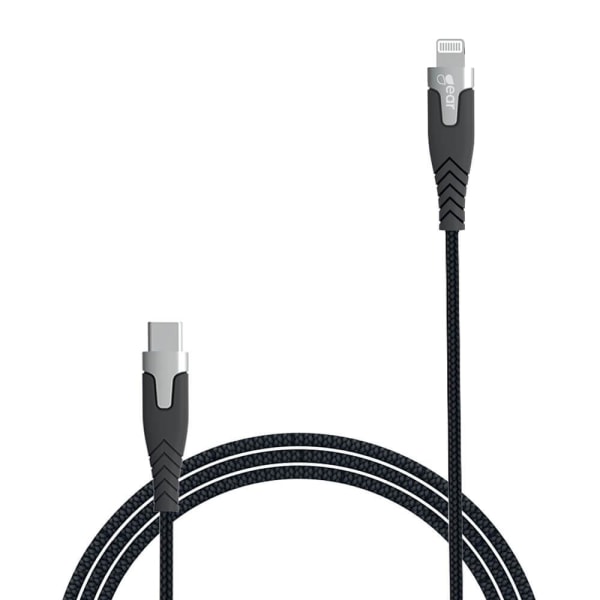 GEAR Laddkabel PRO USB-C till Lightning C94 1.5m Svart Kevlarkab