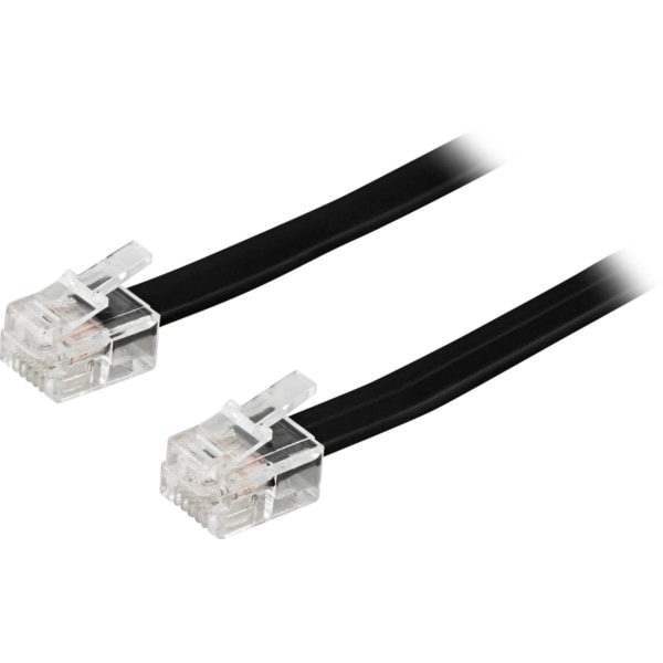 Deltaco Modular cable RJ12/6C 3m, black