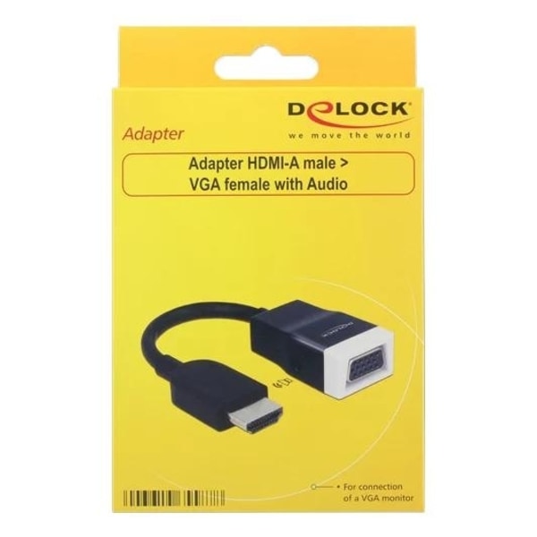 Delock Adapter HDMI-A male > VGA female with Audio