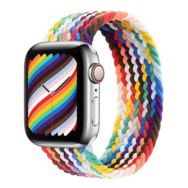 Flettet armbånd til Apple Watch 42/44/45 mm, Flerfarvet, Medium