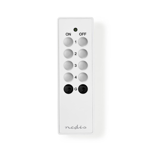 Nedis RF fjärrkontroll | 4 Kanaler | Programmerbara knappar
