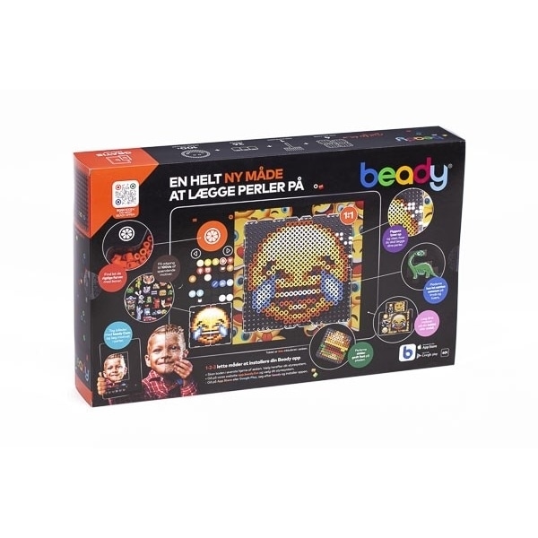 Beady Basic 10.800 perler, 4 plader, 1 skraber