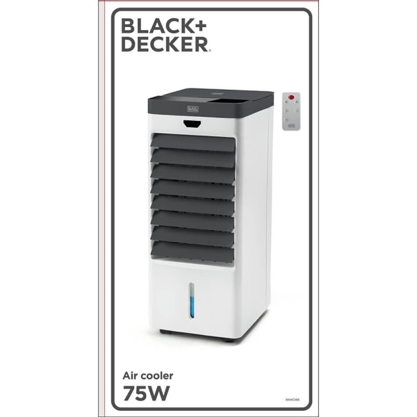 BLACK+DECKER Luftkøler Effekt 75W Hvid