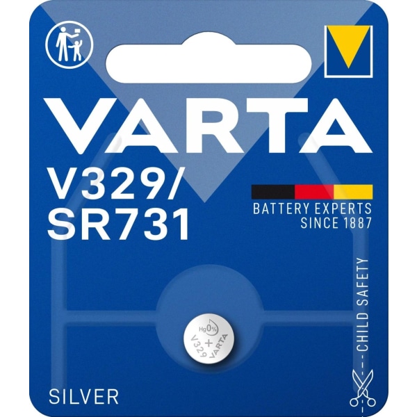 Varta V329/SR731 hopeakolikko 1 pakkaus