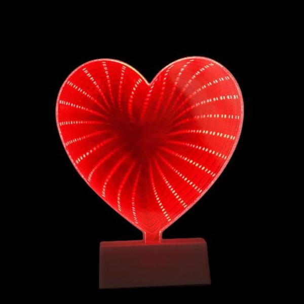 LED-lamppu Heart, Punainen