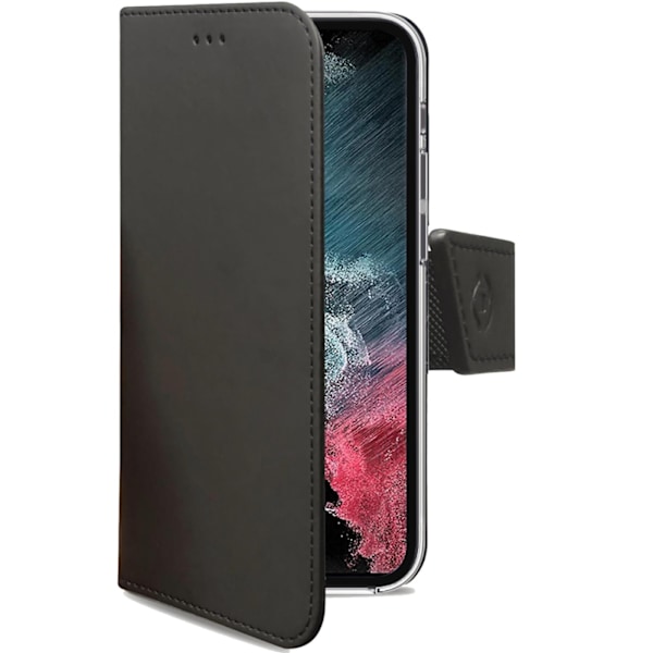 Celly Wallet Case Galaxy S23 5G Svar Svart