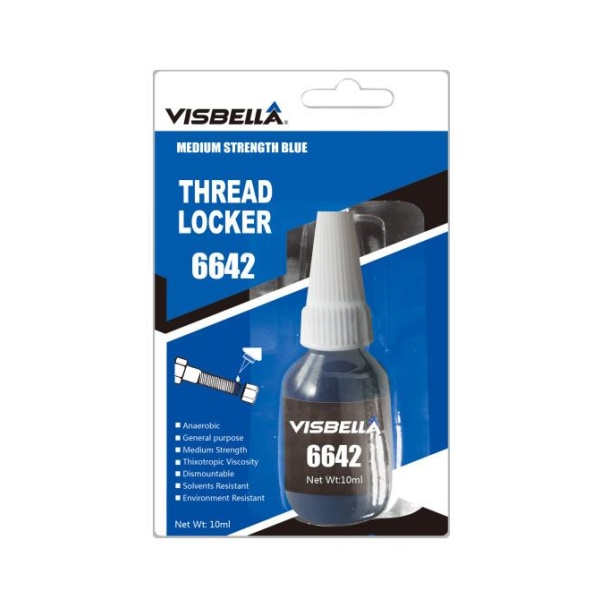 Visbella 6642 Thread Locker 10 ml - Keskivahva