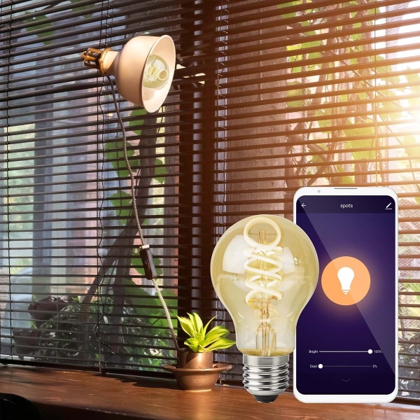 Nedis SmartLife LED Glødepære | Wi-Fi | E27 | 360 lm | 4.9 W | V