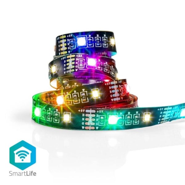 Nedis SmartLife LED-Bånd | Bluetooth® | RGB / Varm Hvid | SMD |