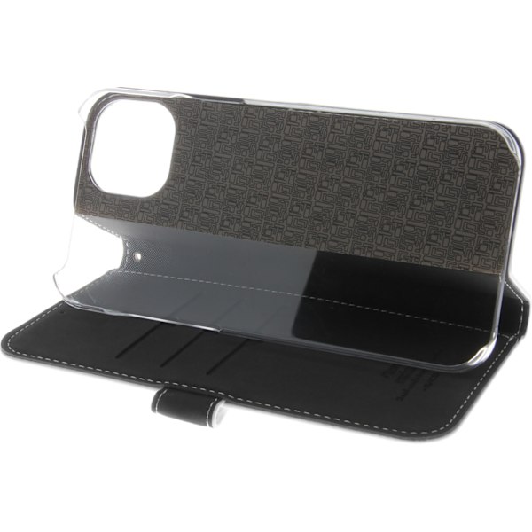 Insmat Exclusive Flip Case -lompakkokotelo, iPhone 15, valkoinen Vit