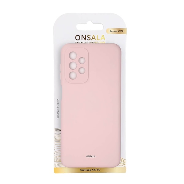 Onsala Mobilfodral Silikone Chalk Pink - Samsung Galaxy A23 5G Rosa