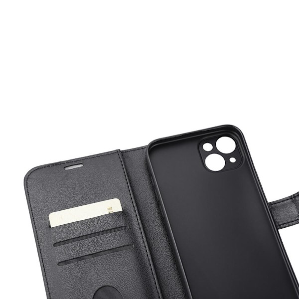 RADICOVER Flipcov Anti Radiation RFID 3 card MagS iPhone 15 Plus Black PU Svart