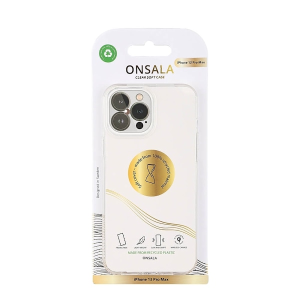 Onsala Wallet Genanvendt TPU Transparent - iPhone 13 Pro Max Transparent