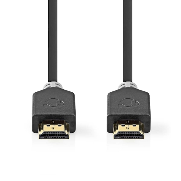 Nedis Ultra High Speed ​​HDMI ™ -kaapeli | HDMI™ liitin | HDMI™ liitin | 8K@60Hz | 48 Gbps | 5.00 m | Pyöreä | 8.3 mm | Antrasiitti | Laatikko