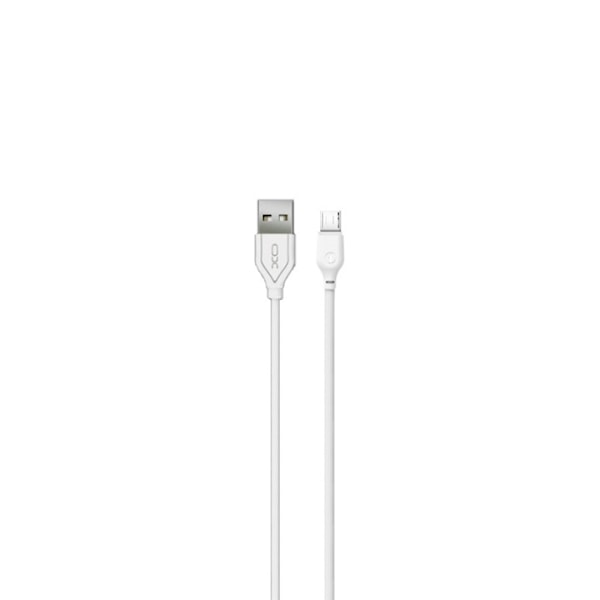XO NB103 USB - microUSB-kabel (2,1A) 1m, Vit