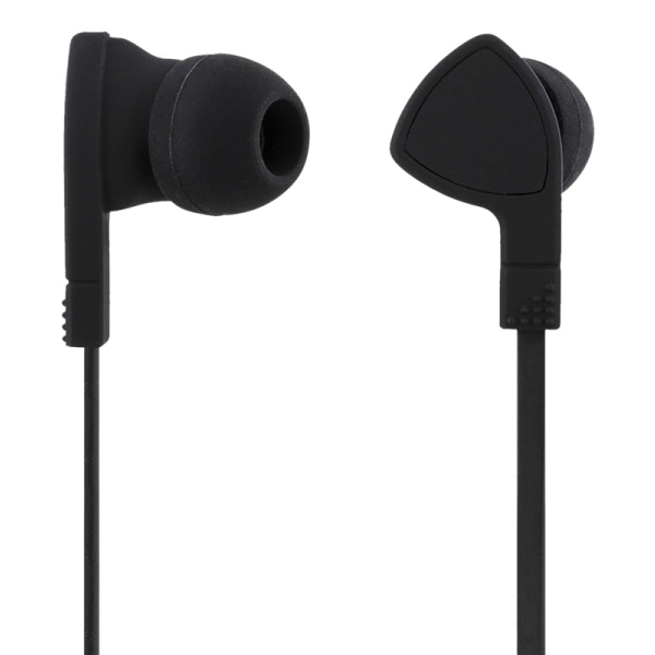 STREETZ in-ear headset, 1-button remote, 3.5mm, microphone, black Svart