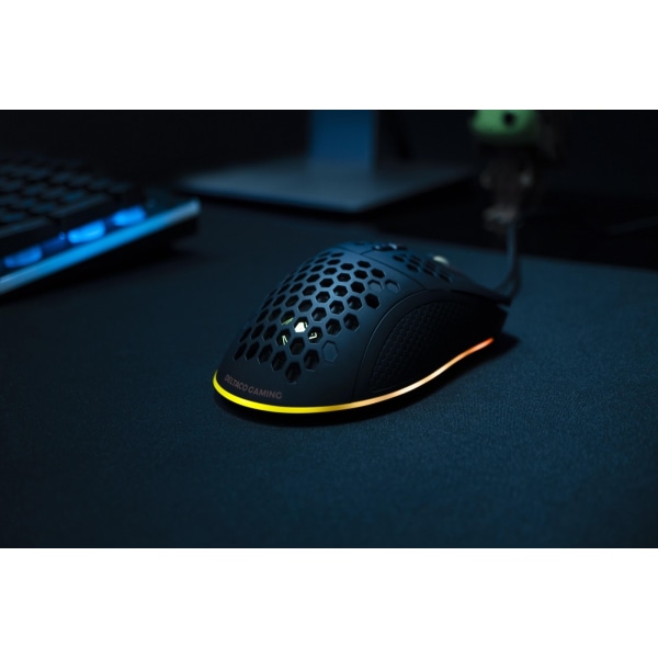 DELTACO GAMING DM210 lightweight gaming mouse, RGB, black