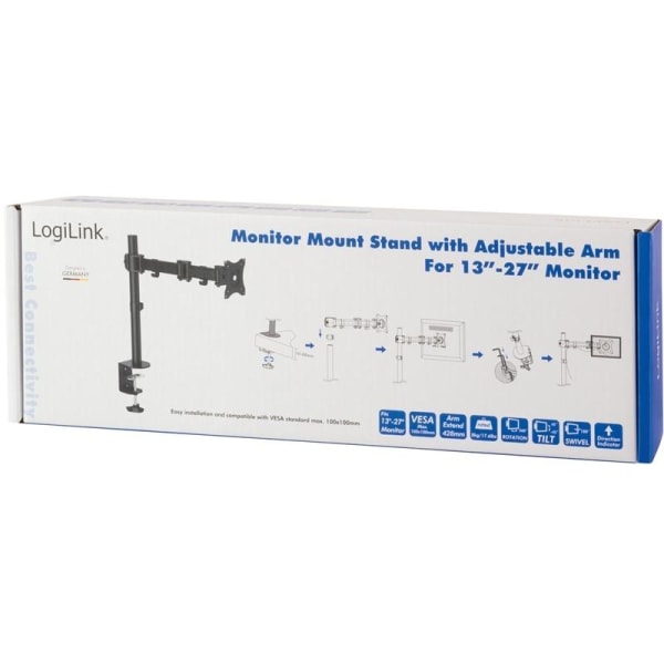 LogiLink Monitorarm 13-27" 428mm
