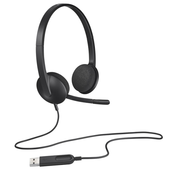 Logitech H340 Headset Huvudband USB Type-A Svart