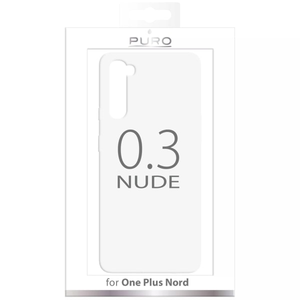Puro OnePlus Nord 0.3 Nude, läpinäkyvä Transparent