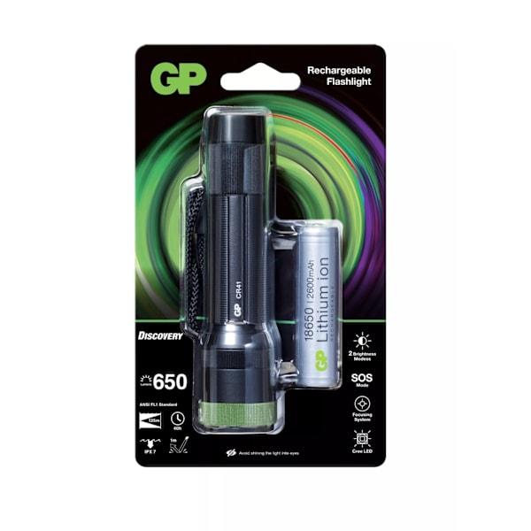 GP Discovery Torch Ursa 650Lm 1x18650
