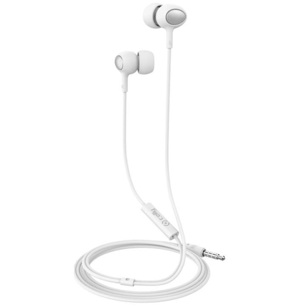 Celly UP500 Stereoheadset In-ear Vit Vit