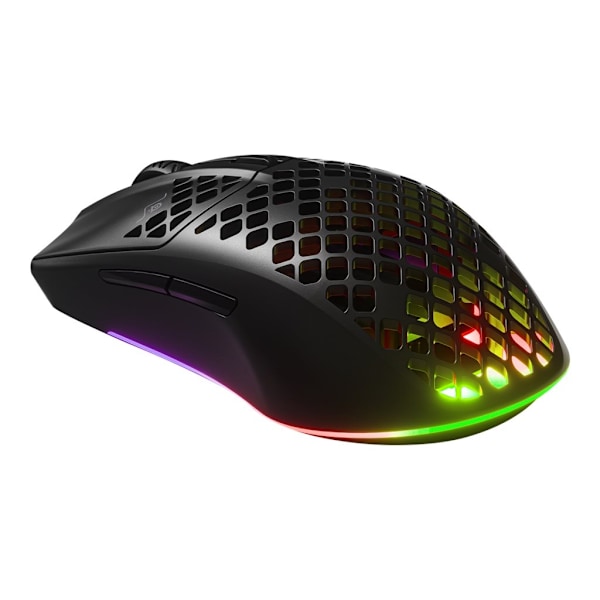 SteelSeries Aerox 3 2022 Edition Optisk Trådløs Kabling Sort