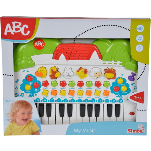 Simba Dickie Simba ABC Animal Keyboard Instrument