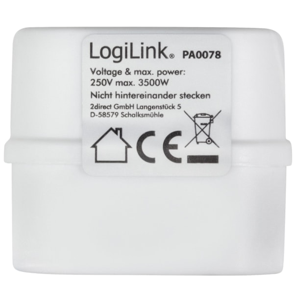 LogiLink Overspændingsbeskyttelse 1-vejs