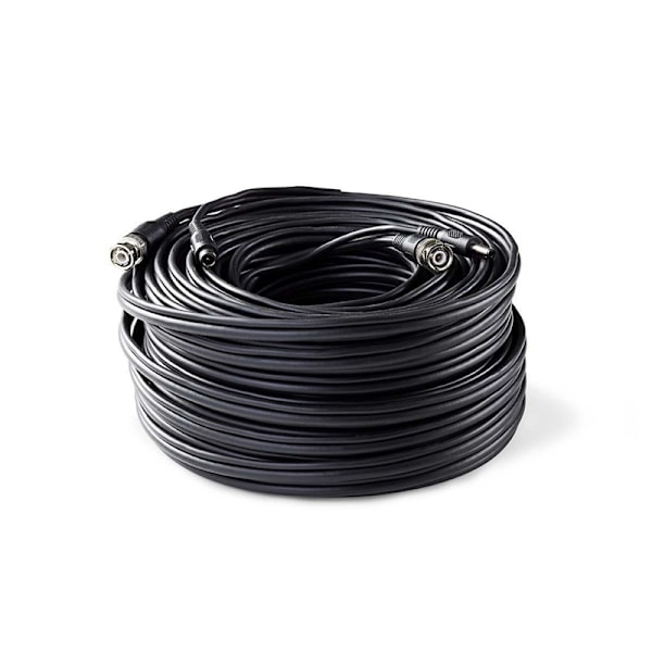Nedis CCTV kaapeli | BNC / DC | 30.0 m | Pyöreä | PVC | Musta | Pakkaus