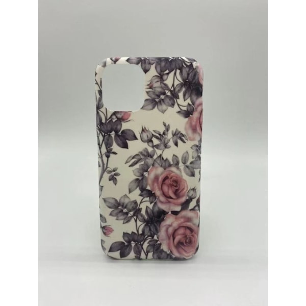 Marmorikuori kukkakuviolla iPhone 11 Pro Max -puhelimeen Flerfärgad