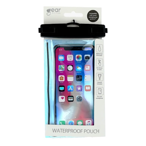 Gear Vattentät Mobilväska IPX8 6,7" Mjuk TPU Skärm inkl Touch Fungerar Transparent