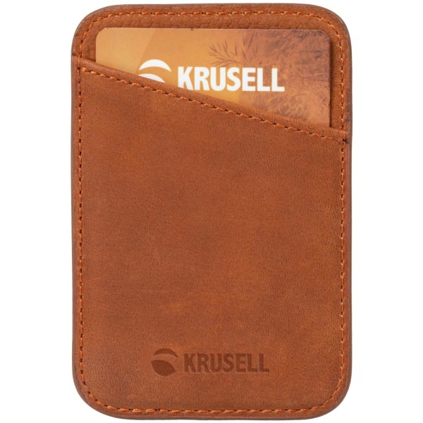 Krusell Magnetic Card Holder Cognac Brun