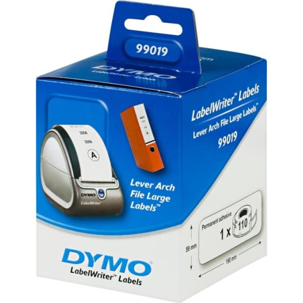 DYMO LabelWriter långa etiketter, 59x190mm, 110st (S0722480)