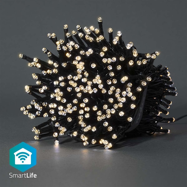 Nedis SmartLife Julbelysning | Sträng | Wi-Fi | Varm Vit | 400 LED's | 20.0 m | Android™ / IOS