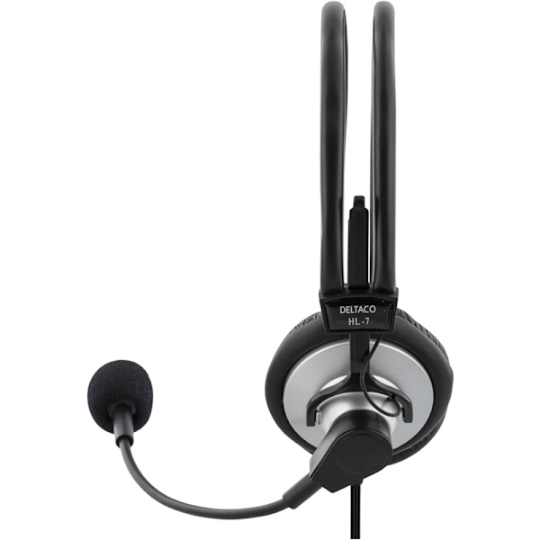 Headset med mikrofon och volymkontroll (HL-7)
