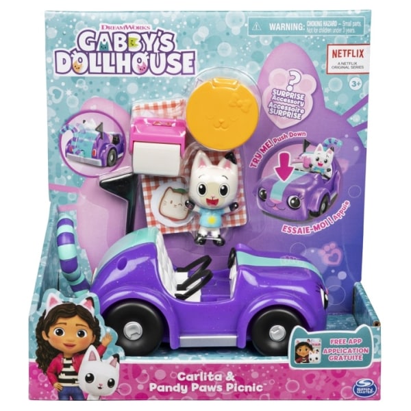Gabby's Dollhouse - Carlita & Pandy Paws Picnic Playset